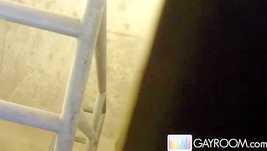 Steamy Stairway Tryst Ignites Between Cameron Adams and Leo Forte – GayXXX