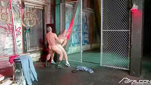 Alleyway Lust Ignites Intense Anal Thirst Between Josh Jake – Falcon