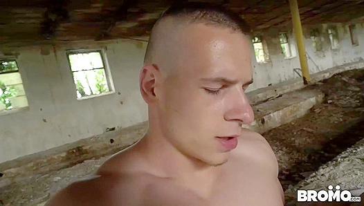Steamy Factory Frenzy: Raw Muscles Slam Together in Lewd Backroom Banging – BromoUS