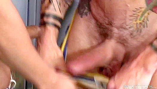 Adrian Suarez Gets Stretched Wide Open by Vic Roccos Massive Unprotected Cock –