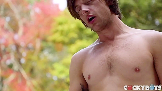 Wild Outdoor Buttfuck Rampage: Tayte Hanson Zach Go Hard on Each Others Asses at CockyBoys