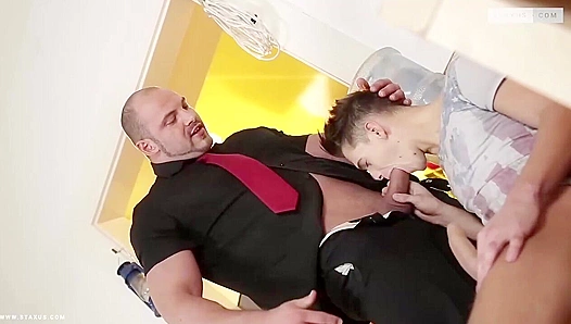 Tony Conrad Unleashes His Raw Dominance Over Zack Hoods Submissive Twink Body – Steamy