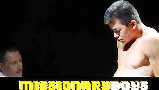 Latino Daddy Dominates Elders Tight Rear in Deep Missionary Threesome - Missionary Boys