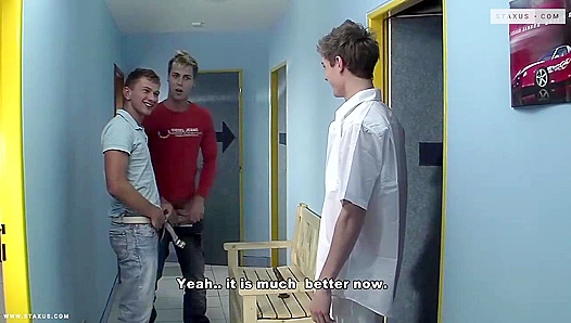 Marco Bons Triple Threesome Delight: Steamy Skin, Hard cocks Passionate Play