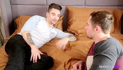Markie More Submits to Johnny Torques Dominant Thrusts in a Raw, Sweaty, 18+ Gay Fucking