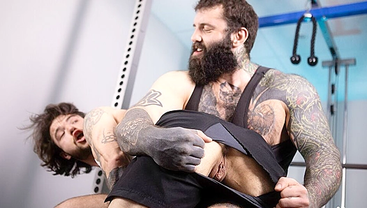 Sweat Drenched Bros Engage in Steamy Workout Flirting Lust – TinyGays 18+