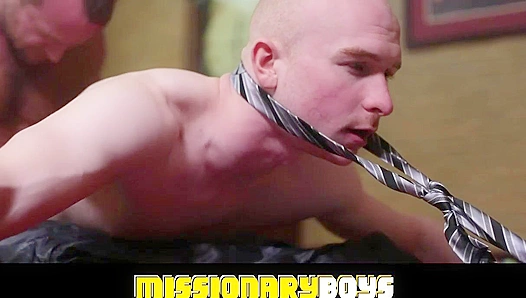 Elderly Dads Helplessly Submissive to Young, Thick-Cocked Missionary Hunks Anal Domination