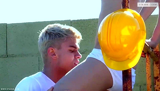 Hard Hats Off: Mike Cole Titus Snow Get Down N Dirty On The Scorching Construction Site –