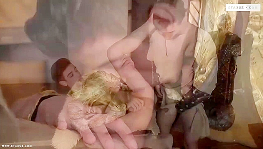 Medieval Castle Seduction: Young Charlies Forbidden Backdoor Tryst With the Lord