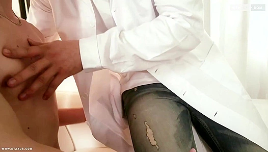 Dr. Logan Leach Devours Shanes Rock-Hard Cock for a Deeper, Filthy Anal Thrill - GayXXX