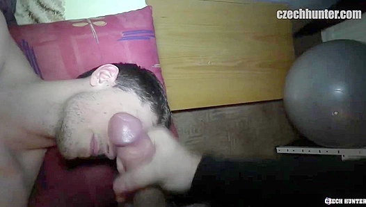 Hairy Handymans Hung Throbbing Cock Pumps Thick Load Directly onto Charming Face – XXXGay