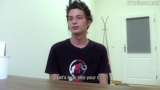 Sweetly Shaped Cock Takes a Rough Ride During Sordid Audition – TinyGays 18+