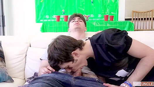 Stepbrothers Steamy Bonding: Dakota Daniel Explore Each Others Raw, Rugged Beef – 18+