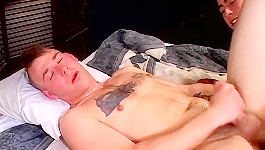 Skinhead Sex Frenzy: Coreys Threesome Rampage with Bonus Chiseled Stud