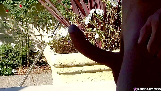 Steamy Behind-the-Scenes: Rod Daily Exposes His Thick, Veiny erection for the Camera