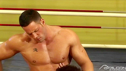 Erik Rhodes Steamy Wrestling Threesome: Roped, Pounded, and Creamed by Nathans Hung Team