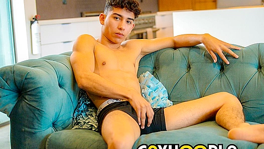 Johnny Ortegas Pleasure Unleashed: Moaning as He Masturbates His Thick, Veiny Cock in