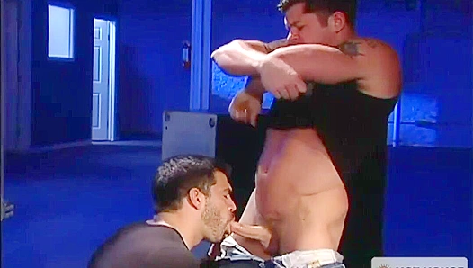 Inmates Get Busted: Vince and Joshs Steamy Rear Entry Rendezvous Behind Bars at