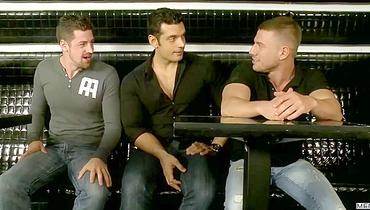 Marcus, Andrew More Engage in a Wild Oral Free-for-All - Messy Blowjobs Galore