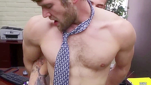 Steamy Boardroom Brawl: Christian Wilde Colby Kellers Throbbing Office Encounter – 18+