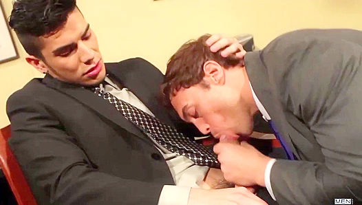 Rocco Reed Relishes Lance Lucianos Snug Holey Office Debut