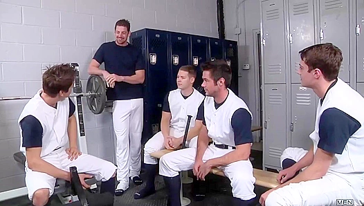 Johnny Rapid Owns the Pitch: Steamy Field Blowjobs End in a Cumming Victory - Gay XXX