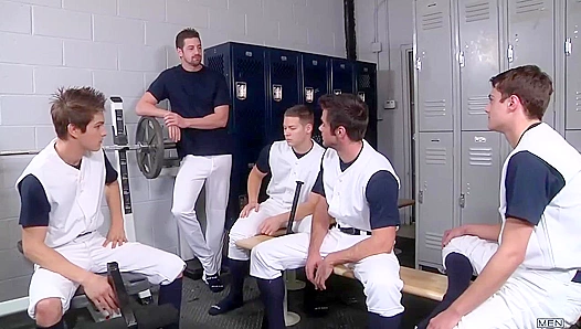 Johnny Rapid Owns the Pitch: Steamy Field Blowjobs End in a Cumming Victory - Gay XXX