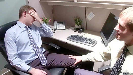 Office Desire Ignited: Straight Clerk Surrenders to Colleagues Thick Dick – GayPornTales