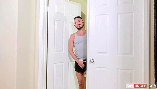 Forbidden Threesome Desire: Carter Derek Seduce Handsome Stepdad Myott
