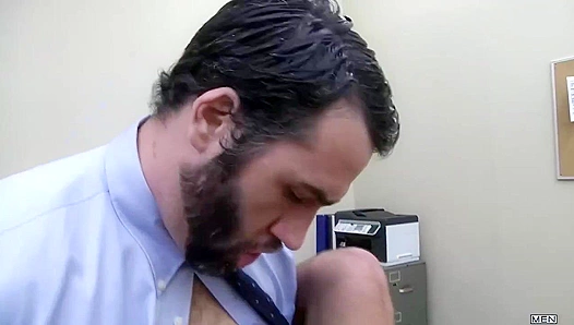 Steamy Workplace Encounter: Mike DeMarco and Tyler Hunts Hidden Desire Ignites - 18+