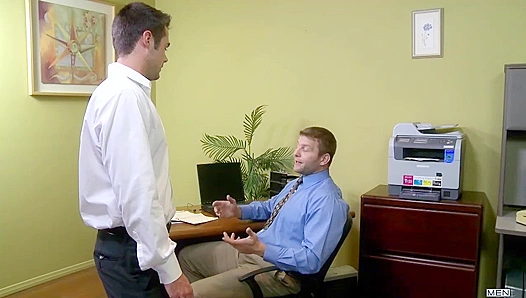 Colby Jansen Conquers Mike De Marco in Floor Sex – Straight2Gay