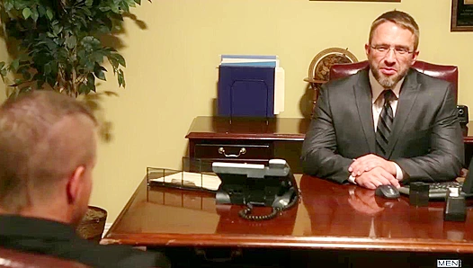 Liam Submits to Dirks Powerful Office Domination - Steamy Rear Entry Action – GayPornX 18+