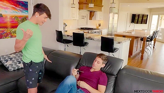 Neighborhood Desire Ignites as Andy Taylor Devours Michael Del Rays Clenching Hole –