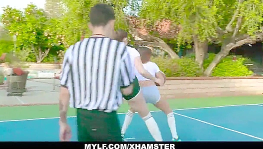 Steamy MILF Rivals Battle for Boys Attention - Sucking, Riding Making Him Cum