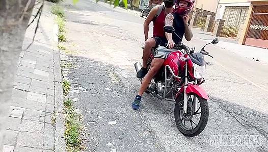 Bike Ride Turns into a Steamy Ride on His Throat - Thick Dick Gets a Workout - 18+