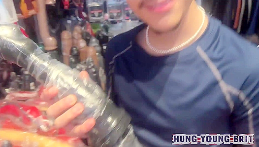 Cute Young Buck Takes a Facial Flood, Relishing the Thick Load Spilled Down His Face –