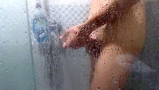 Steamy Shower Surprise: Cute Twinks Huge Cock Gets Pounded Then Paints Walls White – 18+