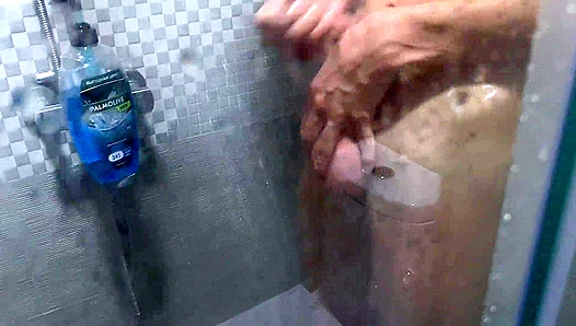 Steamy Shower Surprise: Cute Twinks Huge Cock Gets Pounded Then Paints Walls White – 18+