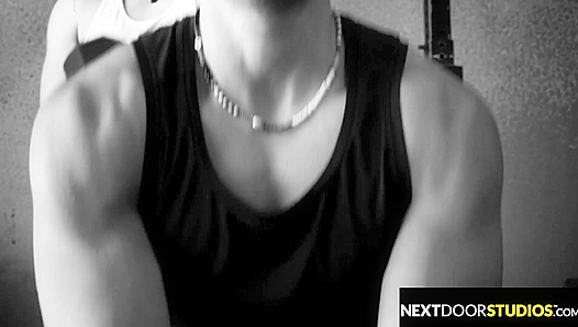 Ripped Neighbors Spurting Hot Cum All Over Gym Bros in Steamy Threesome – NextDoorBuddies