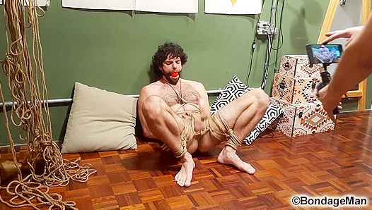 Bound and Helpless: Fans Obsession Holds Dashing Brazilian Hunk Henry Captive in Steamy