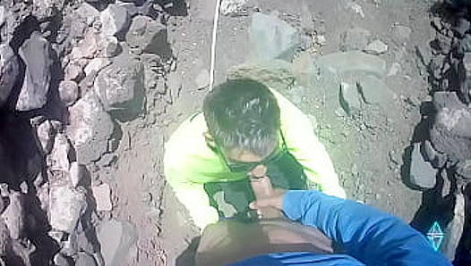 Strangers Unexpected View Ignites Instant Attraction: Boy Watches Me Pee Al Fresco –