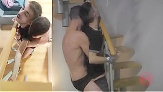 Steamy Surprise: Married Mans Desperate Gay Threesome While Wife Cleans