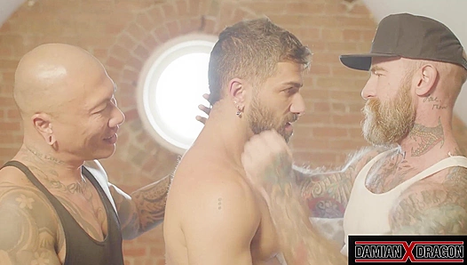 Damians Inky Hands Claim Adams Tight Hole in Lewd Rimming, Anal – TriplePlayHeat