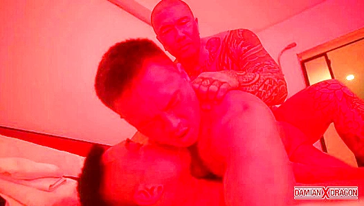 Damian Dragon Delirious with Pleasure as Hung Studs Pound Him Deep – Men.com 18+