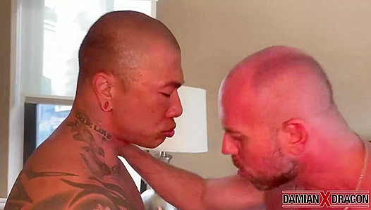 Dominating Hairy Stud Matt Stevens in Raunchy Raw Gay Action with Damian X Dragon – 18+