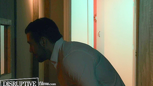 Crush Caught in Lewd Act: Carter Woods Spies Thrilling DP Session at Local Bathhouse -