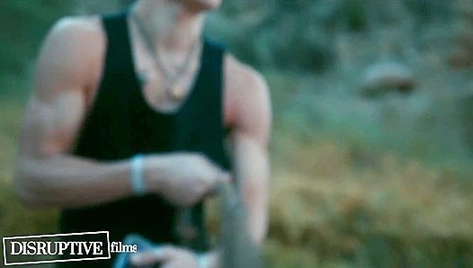 Ripped Strangers Muscular Rod Fuels Thirsty Hitchhikers Highway Hookup - 18+