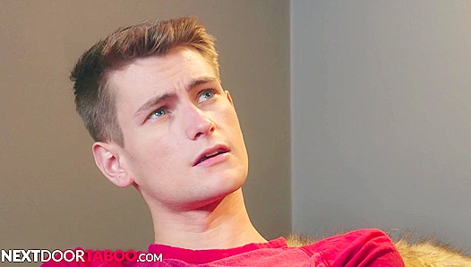 Stepdad Discovers Hidden Desire, Joins Teen Twink Stepsons in a Thrilling Threesome Orgy