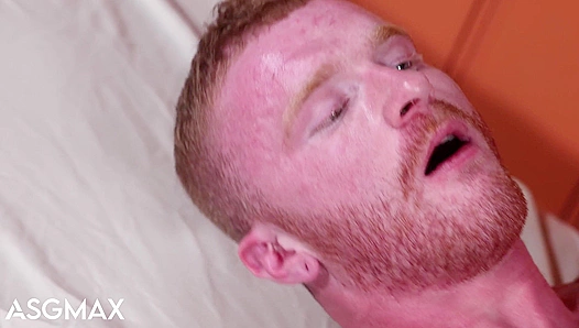 Muscular Stud Devours Thick Shaft Following Intense Sweat-Slicked Massage Session -