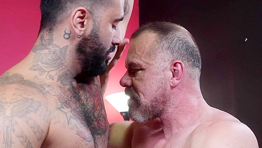 Rikk Yorks Pleasure Intensifies as He Takes Max Sargents Huge, Veiny Cock for a Wild